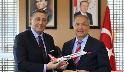 Corendon Turizm Grubu Kurucu Ortağı Yıldıray Karaer, Türkiye Tenis Federasyonu Başkanı Cengiz Durmuş’u ziyaret etti