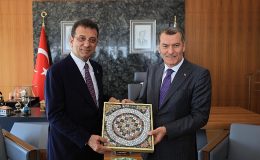 Ekrem İmamoğlu, Zeytinburnu Belediye Başkanı Ömer Arısoy’a tebrik ziyaretinde bulundu
