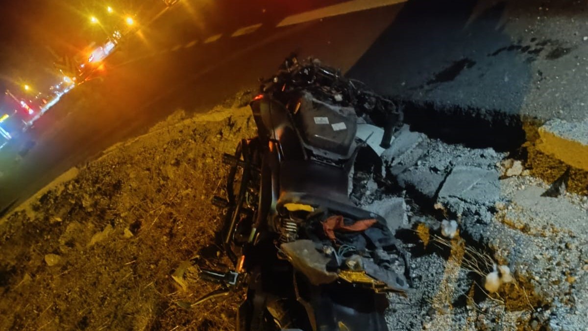 Hatay’da motosiklet kazası: 1 ölü, 1 yaralı