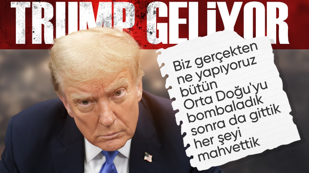 Donald Trump’tan dikkat çeken itiraf: Tüm Orta Doğu’yu bombaladık