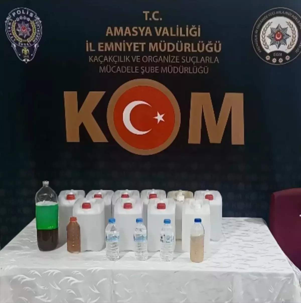 Merzifon’da Sahte İçki Operasyonu: 2 Tutuklama