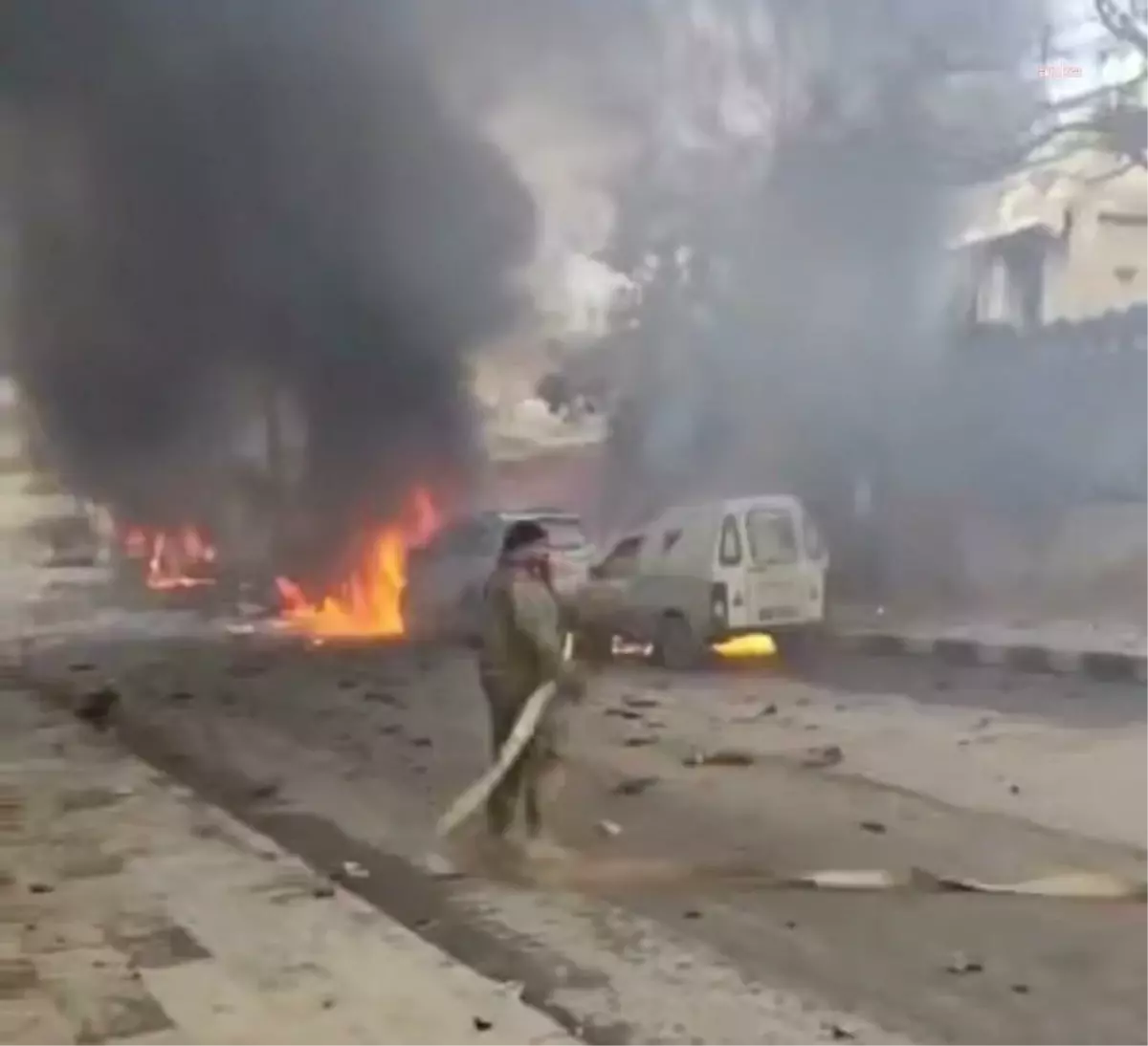 Münbiç’te Bomba Yüklü Araçla Saldırı